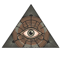The All-Seeing Eye in a Triangle