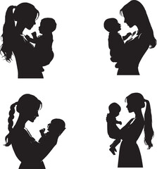 Mother with her baby