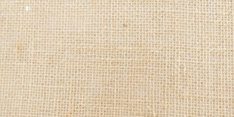 Rough burlap texture, canvas coarse cloth, dark brown woven rustic bagging. Natural hessian jute. Brown and Cream Canvas or rustic jute sackcloth woven fabric texture background. T