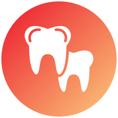 Vector Design Tooth Icon Style