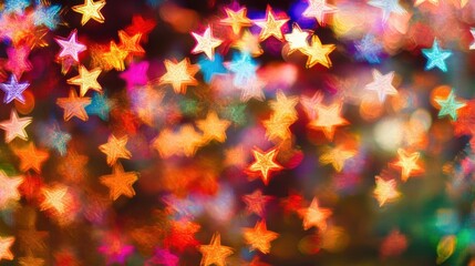 Twinkle star pattern for photo effect and overlay. Abstract blurry star light. for background. illustration