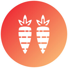 Vector Design Carrots Icon Style