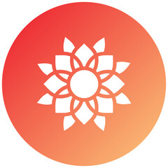 Vector Design Flowers Icon Style