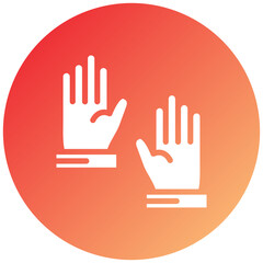 Gloves Icon Style