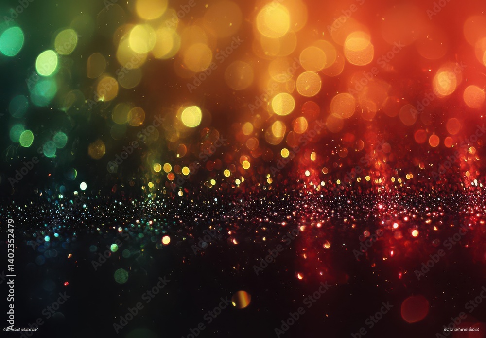 Poster vibrant bokeh lights create a mesmerizing and colorful background for any creative project. copy spa