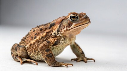 Naklejka premium American Toad on studio background 
