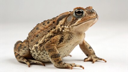Fototapeta premium American Toad on studio background 