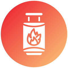 Gas Cylinder Icon Style