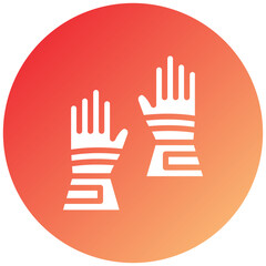 Obraz premium Working Gloves Icon Style