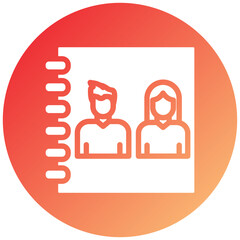 Family Book Icon Style