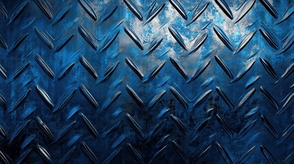 blue background metal pattern illustration