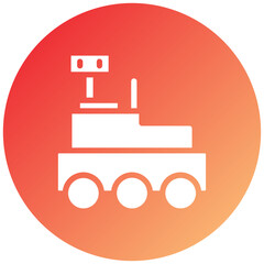 Mars Rover Icon Style