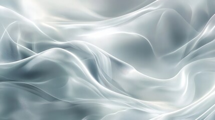 Obraz premium White gray satin texture that is white silver fabric silk panorama background with beautiful soft blur pattern natural. illustration