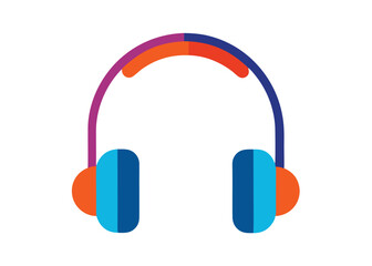 headphones isolated on white