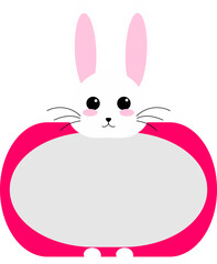 Rabbit Easter Text Box