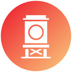 Water Tank Icon Style