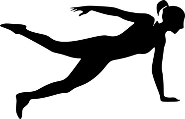 Fototapeta premium Sport Player Silhouette