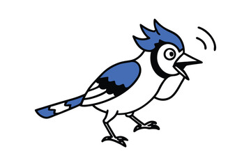 a blue jay mimics a cell phone ringtone what chaos.eps