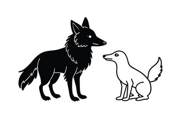 a chihuahuan raven befriends a coyote what s their (1).eps