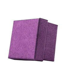 Brown Kraft Paper Box Isolated on White Background – Eco-Friendly Recycled Packaging