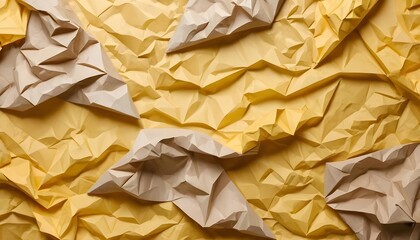 Abstract Crumpled Paper Texture Background