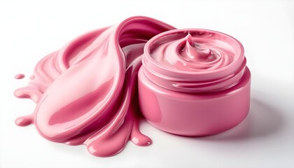 Pink Cream Swirl in Jar