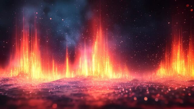 Cosmic glow A dynamic sentiment analysis interface