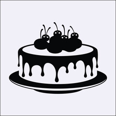 Silhouette of Cake, Sweet Treat