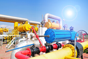 The pipe and valve oil fields