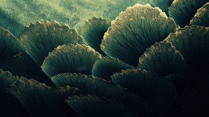 Fototapeta premium Abstract, textured, organic forms
