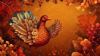 Fototapeta premium We will be closed for thanksgiving card or background. vector illustration illustration