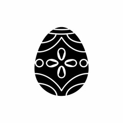 creative details Easter Egg Icon Vector Illustration