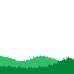 Obraz premium Green Grass Background Illustration