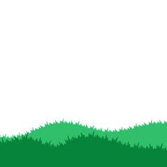 Obraz premium Green Grass Background Illustration