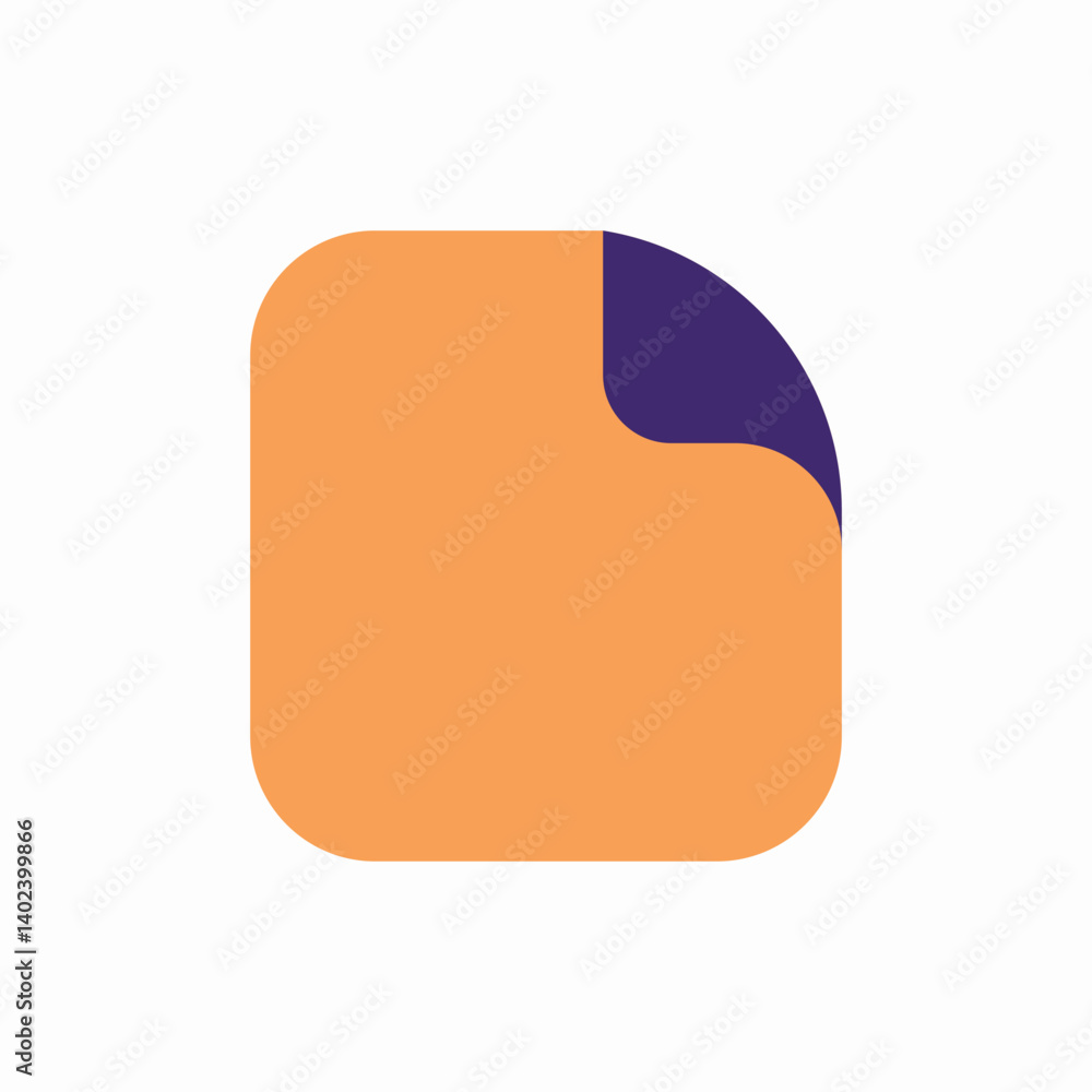 Poster document file page icon vector sign