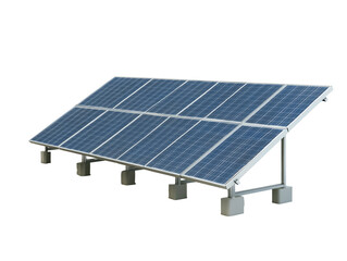 solar panels on a roof