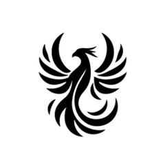 Obraz premium Phoenix silhouette , Phoenix vector