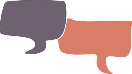 Speech bubble colorful