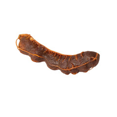 Sweet Tamarind, cutout, full depth of field.