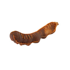 Sweet Tamarind, cutout, full depth of field.