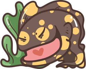 The Moray Eel  smiled widely.