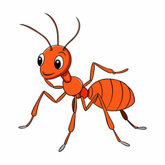 vector illustration of an ant
