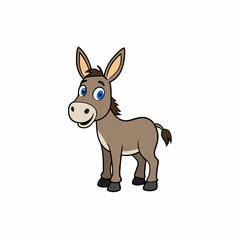 illustration of a donkey