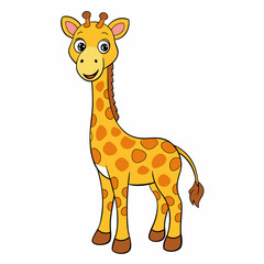 Obraz premium giraffe vector illustration