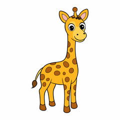 Fototapeta premium giraffe vector illustration
