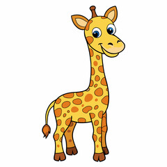 Obraz premium giraffe vector illustration