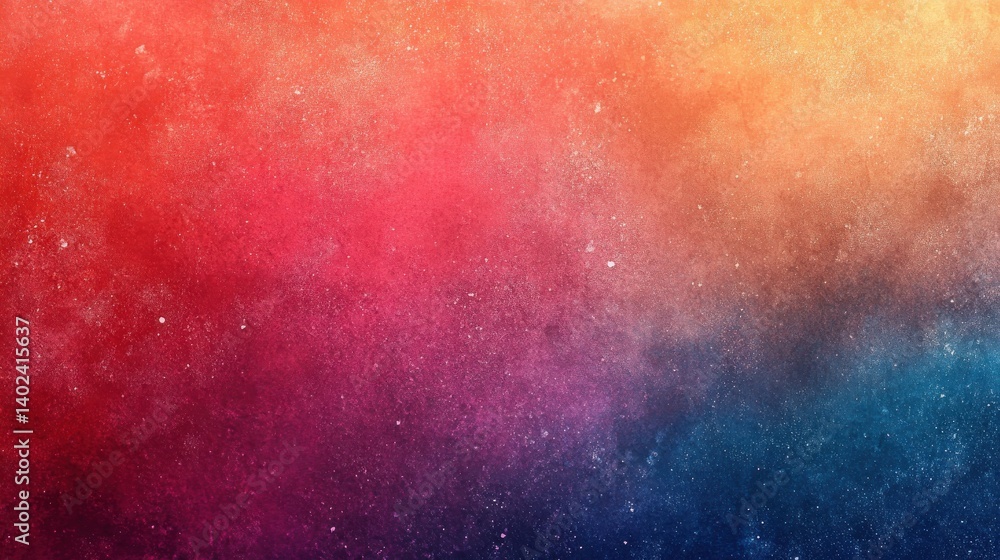 Aufkleber abstract colorful gradient background with a grainy texture and tilted angle illustration