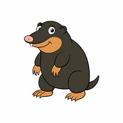 cartoon, animal, illustration, vector, mammal, cute, wild, bear, isolated, dog, funny, nature, drawing, wildlife, hippo, zoo, happy, character, big, elephant, comic, clipart, pet, smile, cat