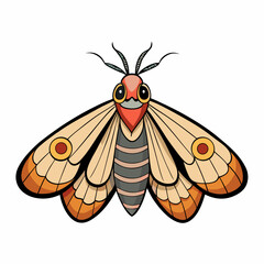 vector illustration of a butterfly