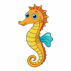 Fototapeta premium vector illustration of a cartoon snake